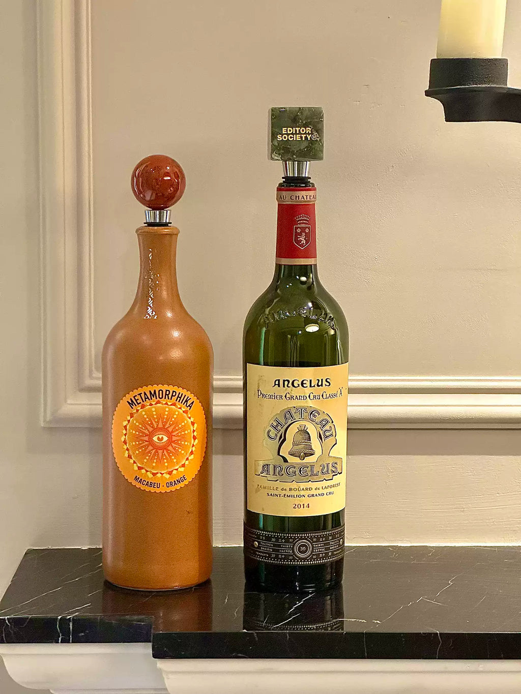 Natural Stone Wine Bottle Stopper-0