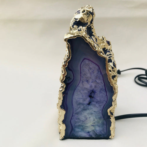 Blue Agate/Gemstone/Lamp/Desk/Night Light-0