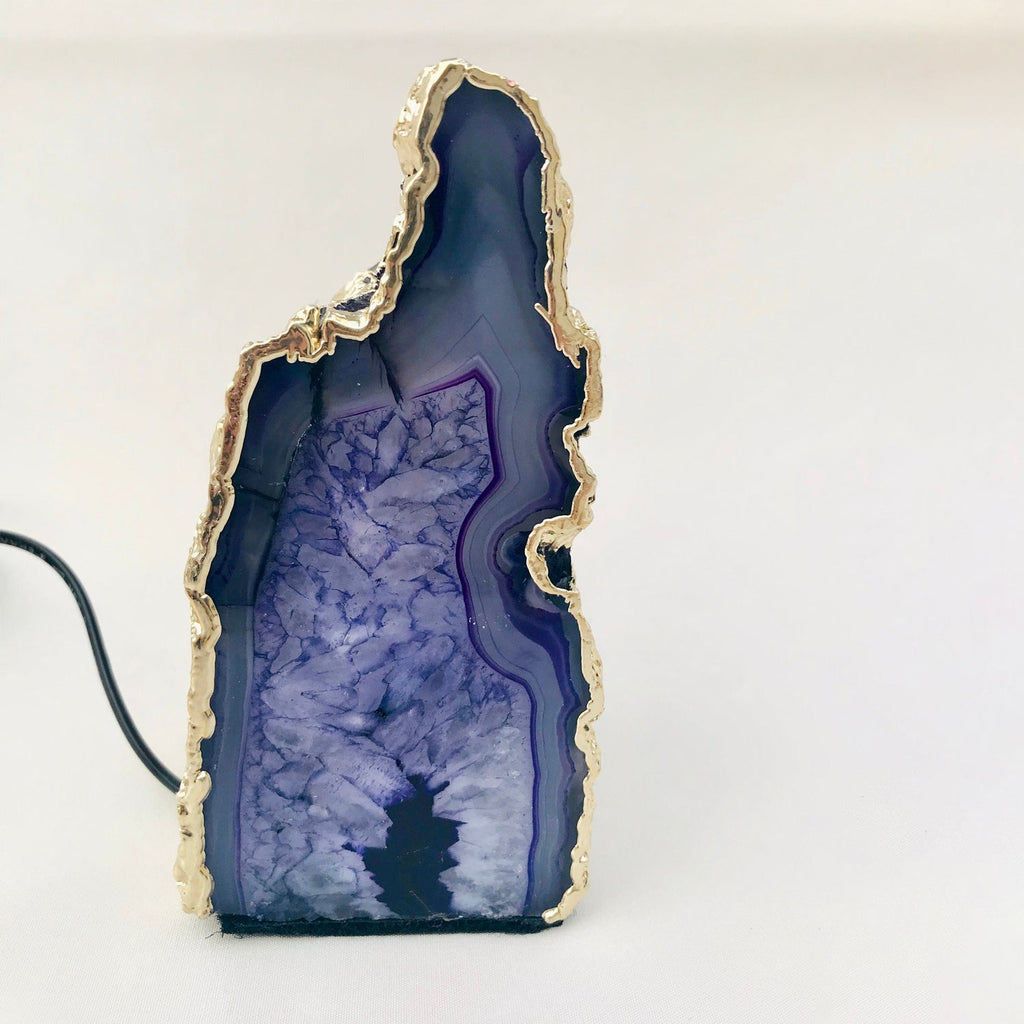 Blue Agate/Gemstone/Lamp/Desk/Night Light-3