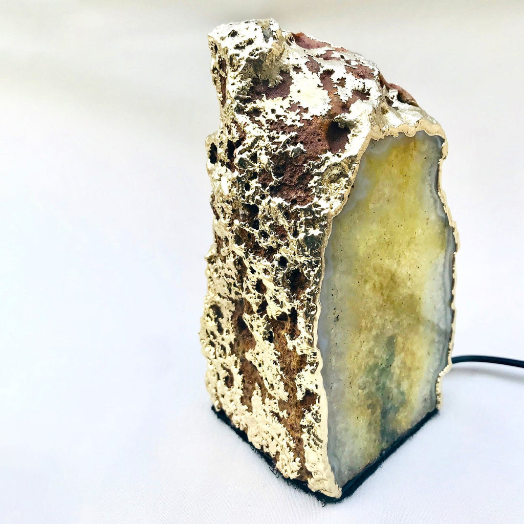 Yellow Agate/Gemstone/Lamp/Desk/Night Light-2