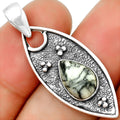 Natural Pinolith Stone Pendant P-1524 SDP132037-0