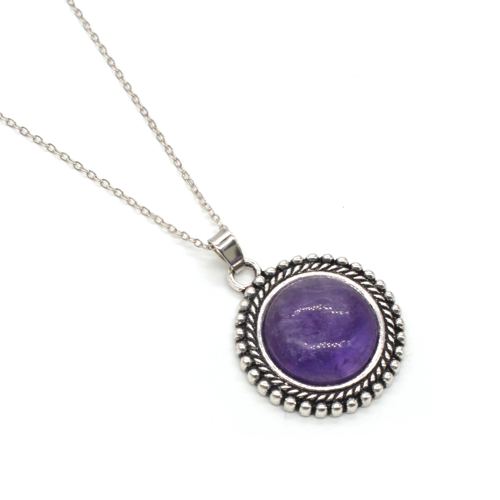 Classical Natural Gemstone Women's Necklace Pendant