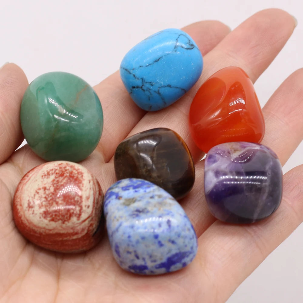 5 adet 20-30 mm Kristal Şifa Taşı Seti Çakra Ev Dekorasyon Aksesuarları Spiritüel Astroloji Yoga Enerji Reiki Şifa Taşları